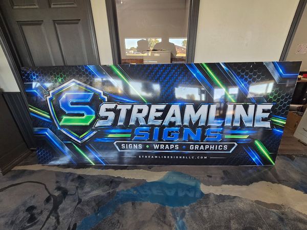Streamline Signs shop sign panel